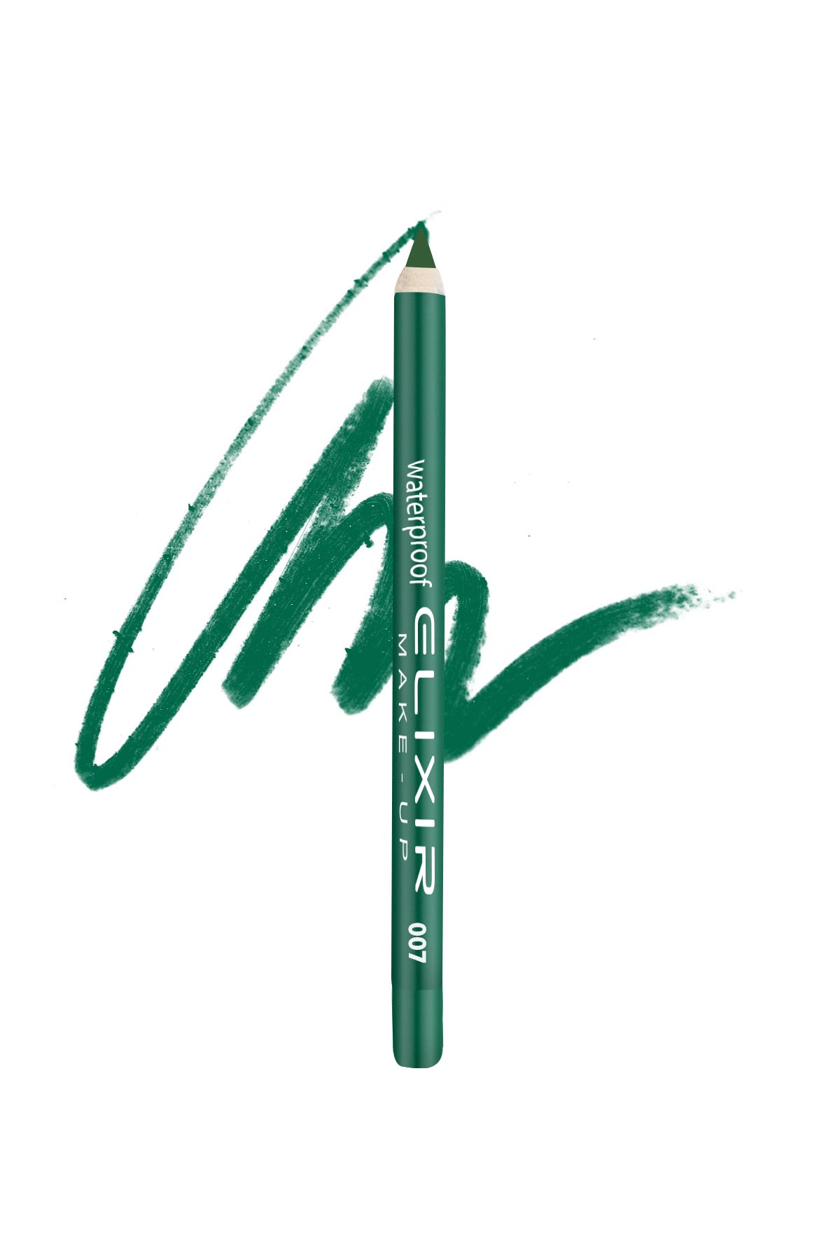 007.jpg Elixir Waterproof Eye pencil #007 (Green Forest) - Image 1
