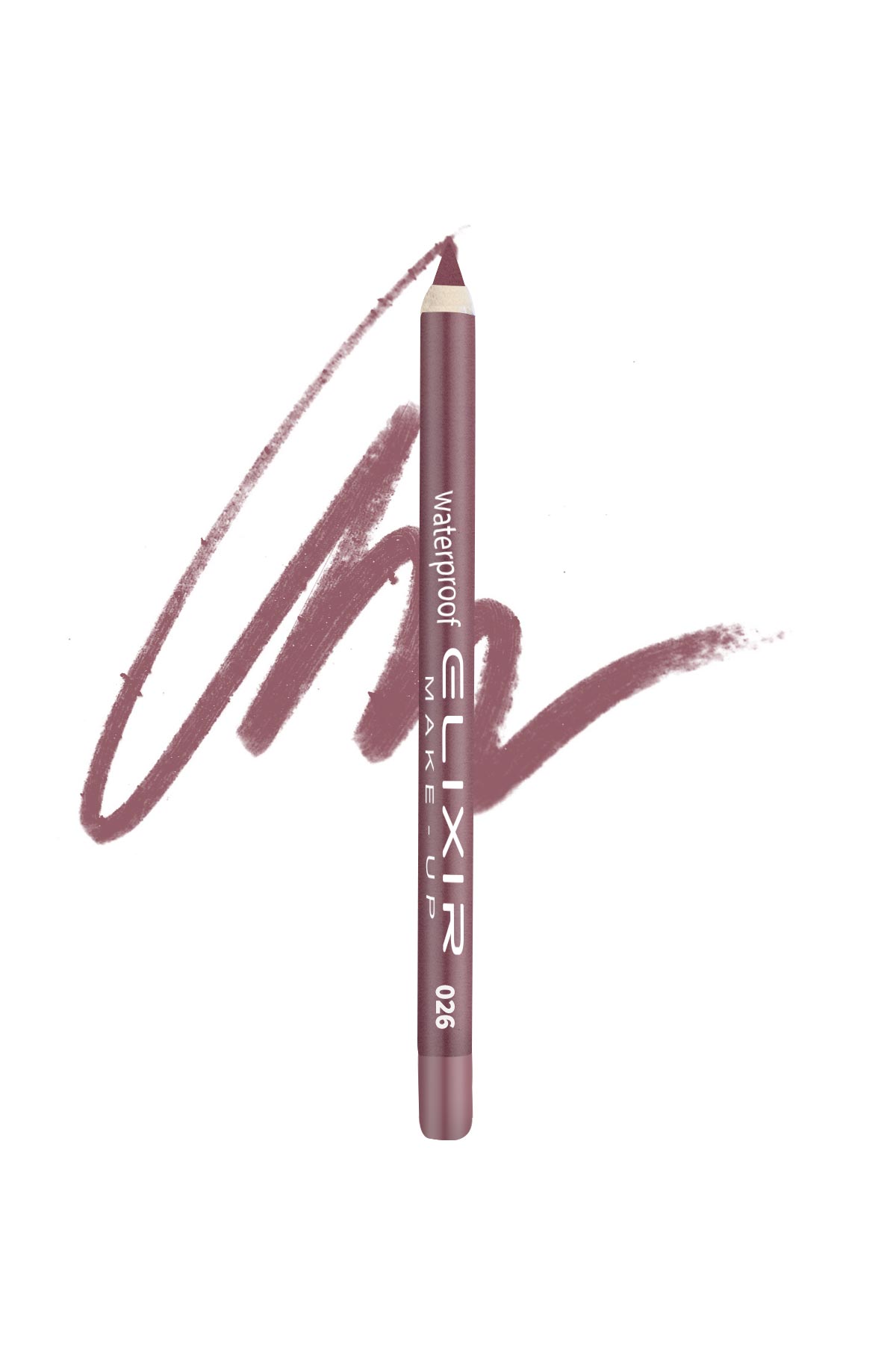 026-1.jpg Elixir Waterproof Lip pencil - #026 (Iris Mauve) - Image 1