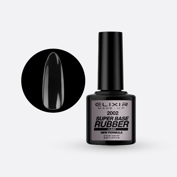 2002.jpg Elixir Semi Gel, Base Coat- #2002 (Rubber,väritön) 8ml - Image 1