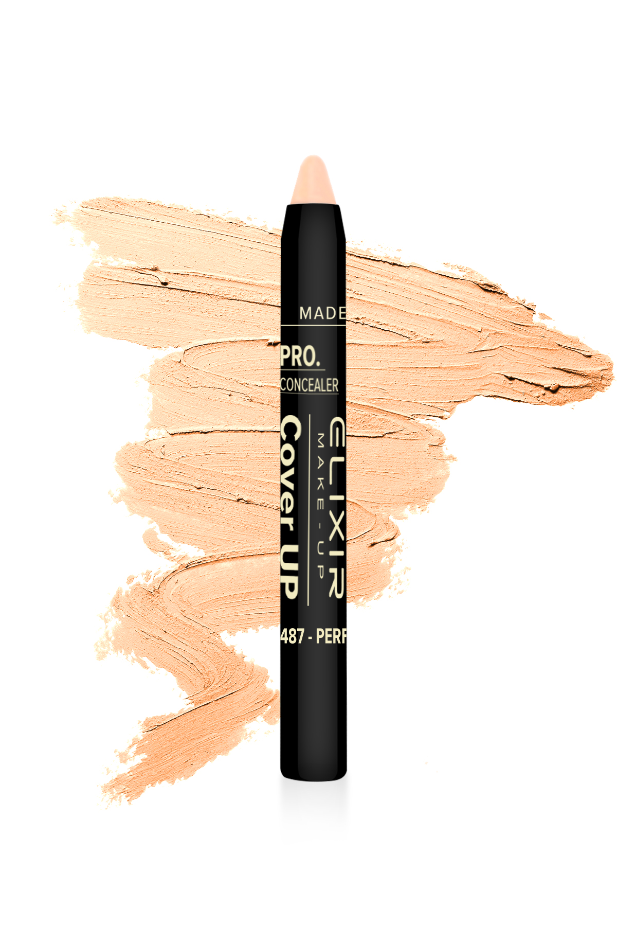 487-swatch.jpg Elixir Cover Up Pro Concealer #487 Perfect Caramel - Image 1