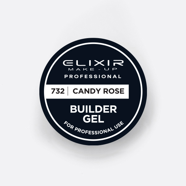 732-30gr-candyrose.jpeg Elixir Builder Gel 30gr #732 Candy Rose - Image 1