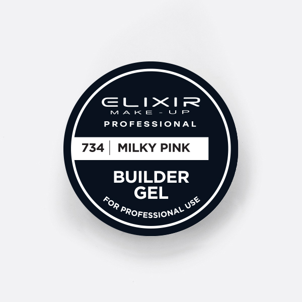734-30gr-milky-pink.jpeg Elixir Builder Gel 30gr #734 Milky Pink - Image 1