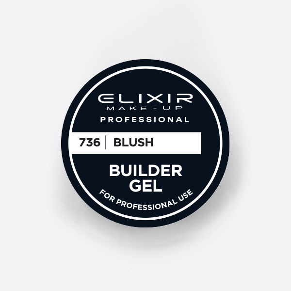 736.jpg Elixir Builder Gel 30gr #736 Blush - Image 1