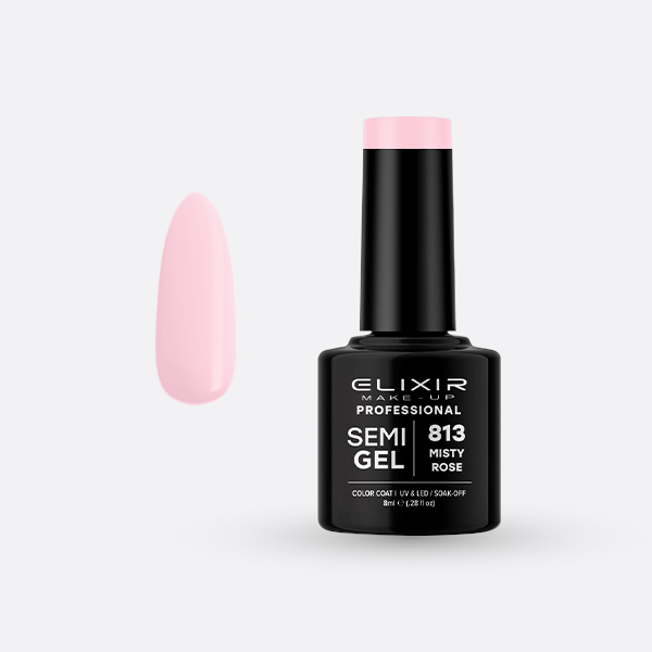 813.jpg Elixir Semi Gel - #813 (Misty rose) 8ml - Image 1