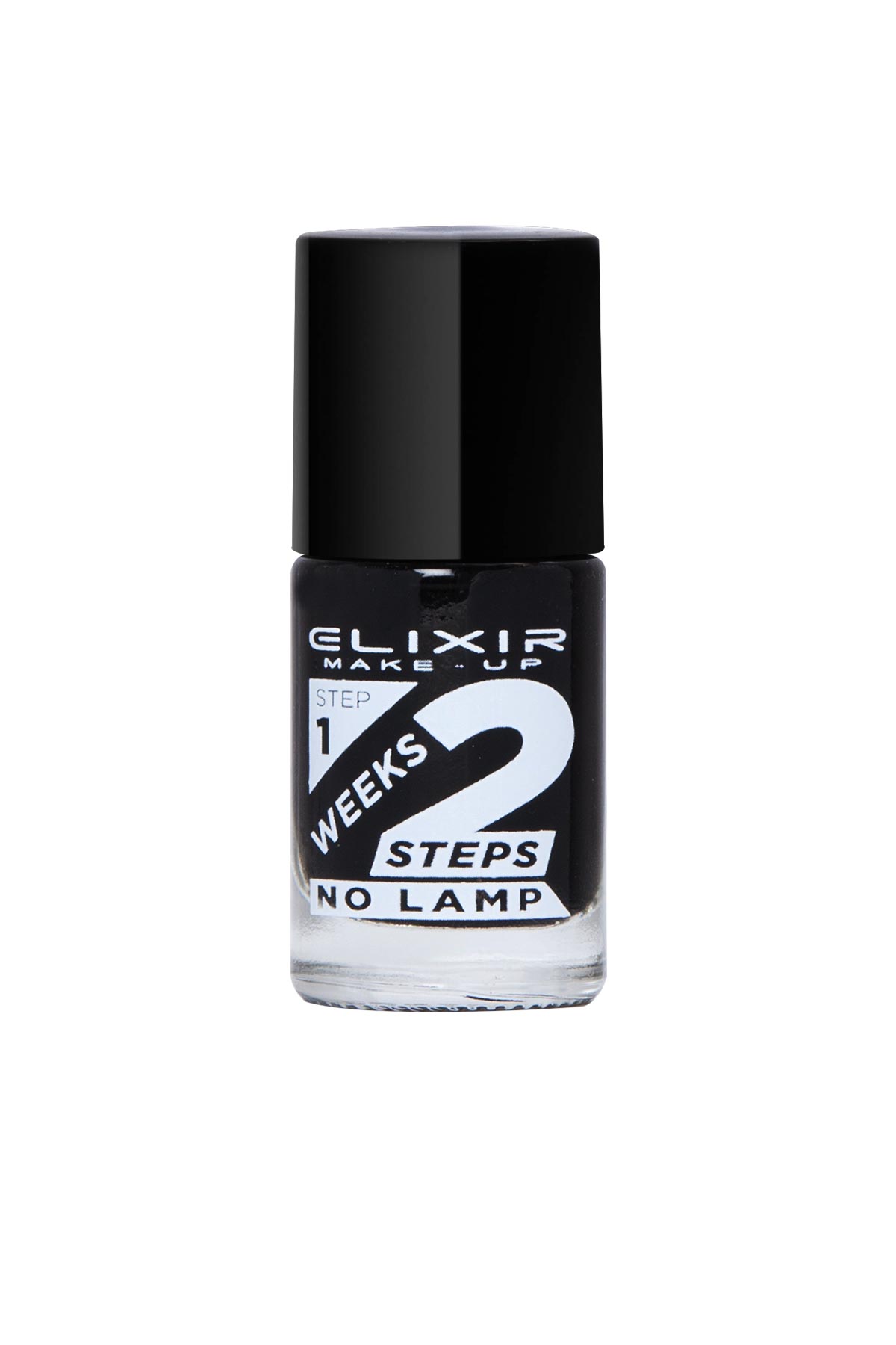 836-704.jpg Elixir 2 weeks Nail Polish - #704 (Black) - Image 1