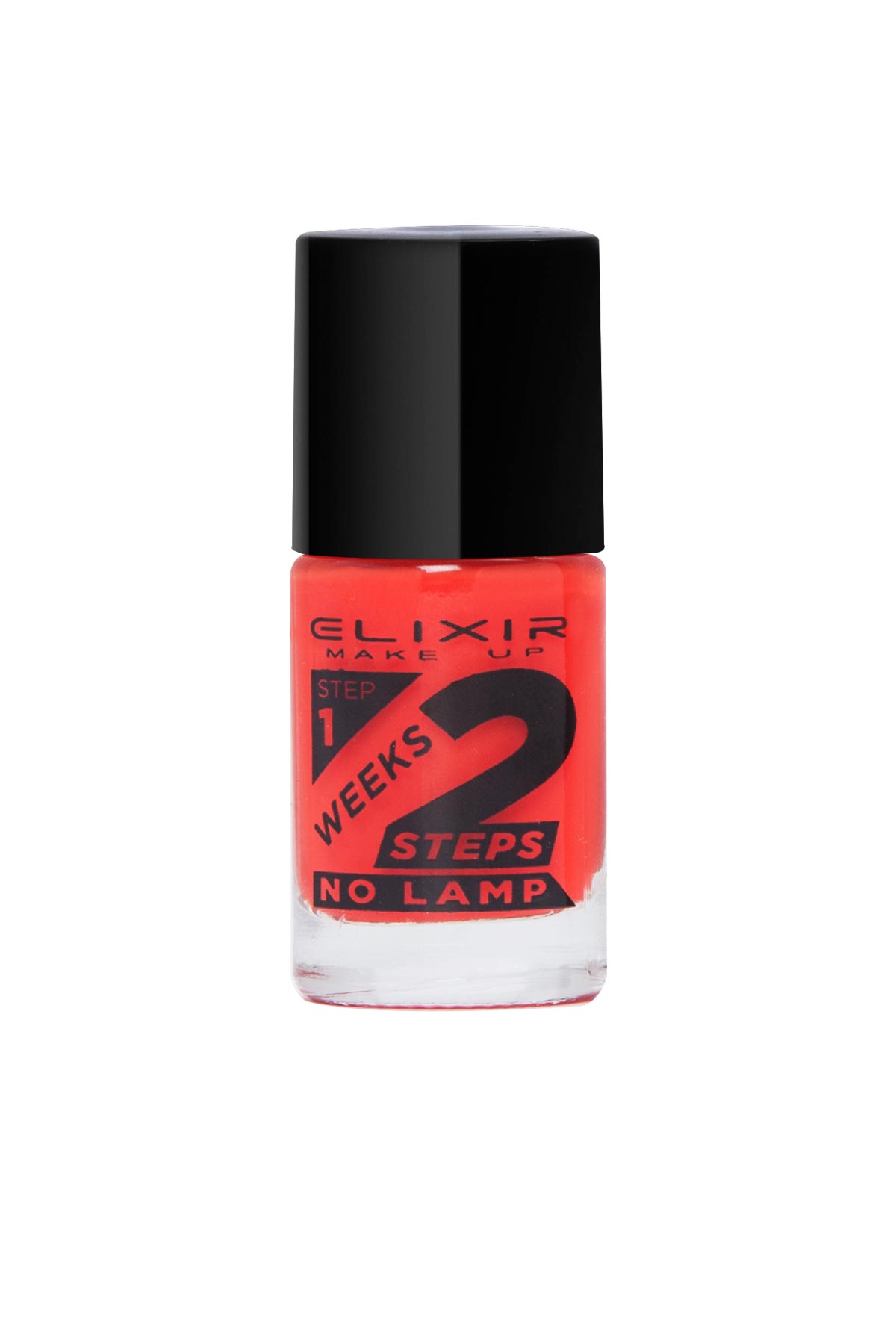 836-728.jpg Elixir 2 weeks Nail Polish - #728 (Trafic Orange) - Image 1