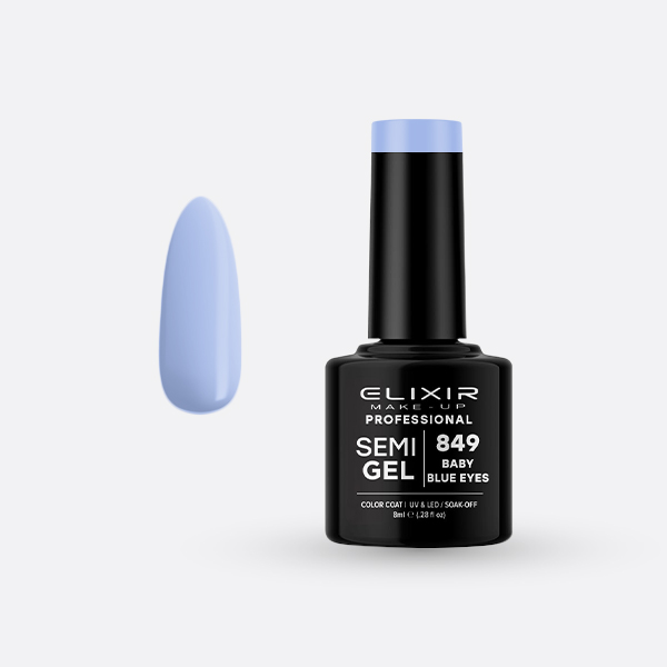 849.jpg Elixir Semi Gel - #849 (Baby blue eyes) 8ml - Image 1