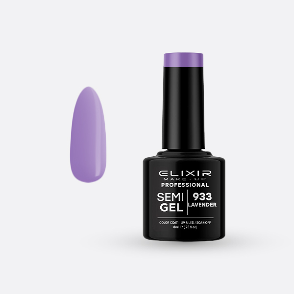 933.jpg Elixir Semi Gel - #933 (Lavender) 8ml - Image 1