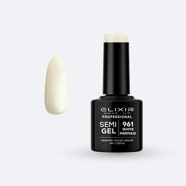 961.jpg Elixir Semi Gel - #961 (White Mermaid) 8ml - Image 1