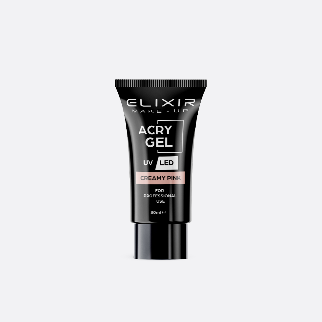 AcryGel-Mockup-701-web.jpg Elixir Acry Gel 30ml #701 Creamy Pink - Image 1