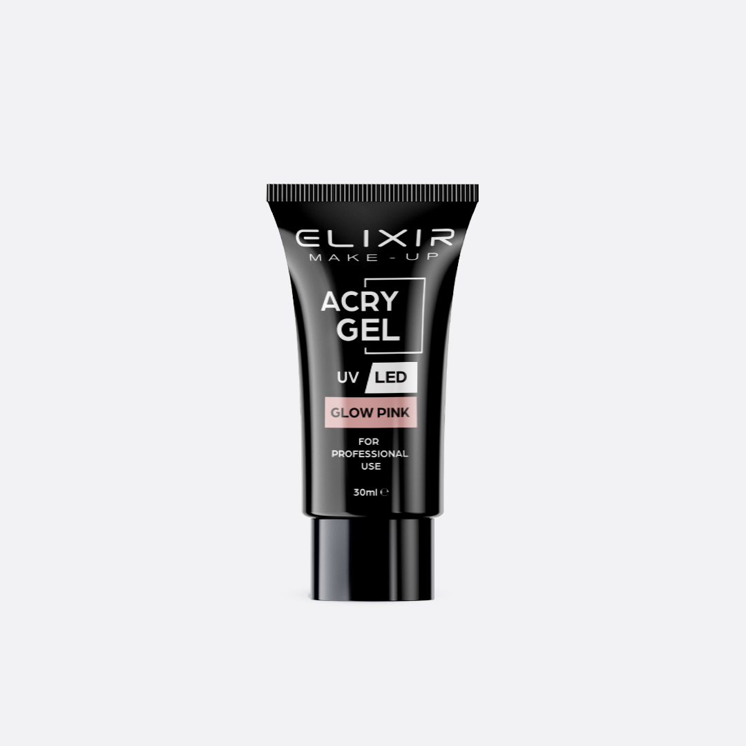 AcryGel-Mockup-710-web.jpg Elixir Acry Gel 30ml #710 Glow Pink - Image 1