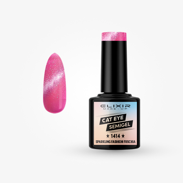 Geelilakka-842-1414.jpg Semigel - #1414 Sparkling fashion fuschia - Image 1