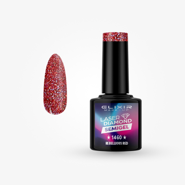 Geelilakka-842-1460.jpg Semigel - #1460 Rebellious red - Image 1