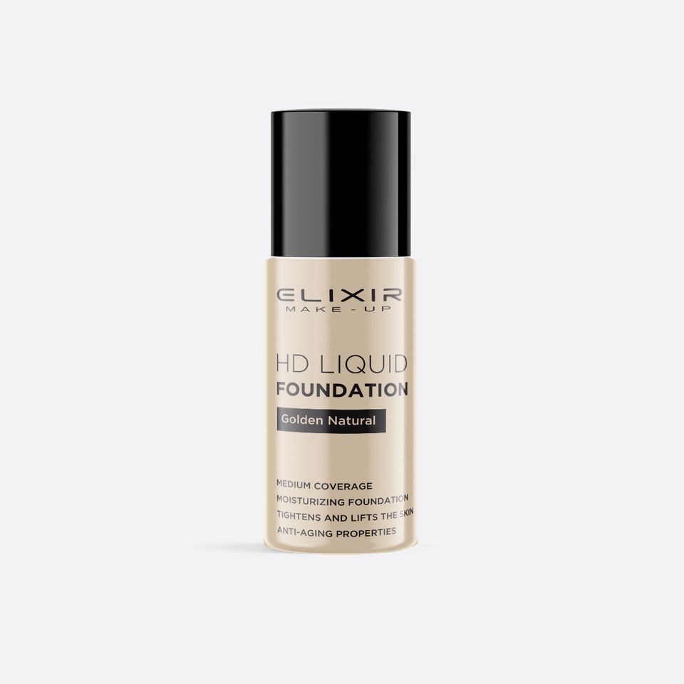 HD-liquid-Foundation-03Goldennatural.jpg Elixir HD Liquid Foundation #03 (Golden Natural) - Image 1
