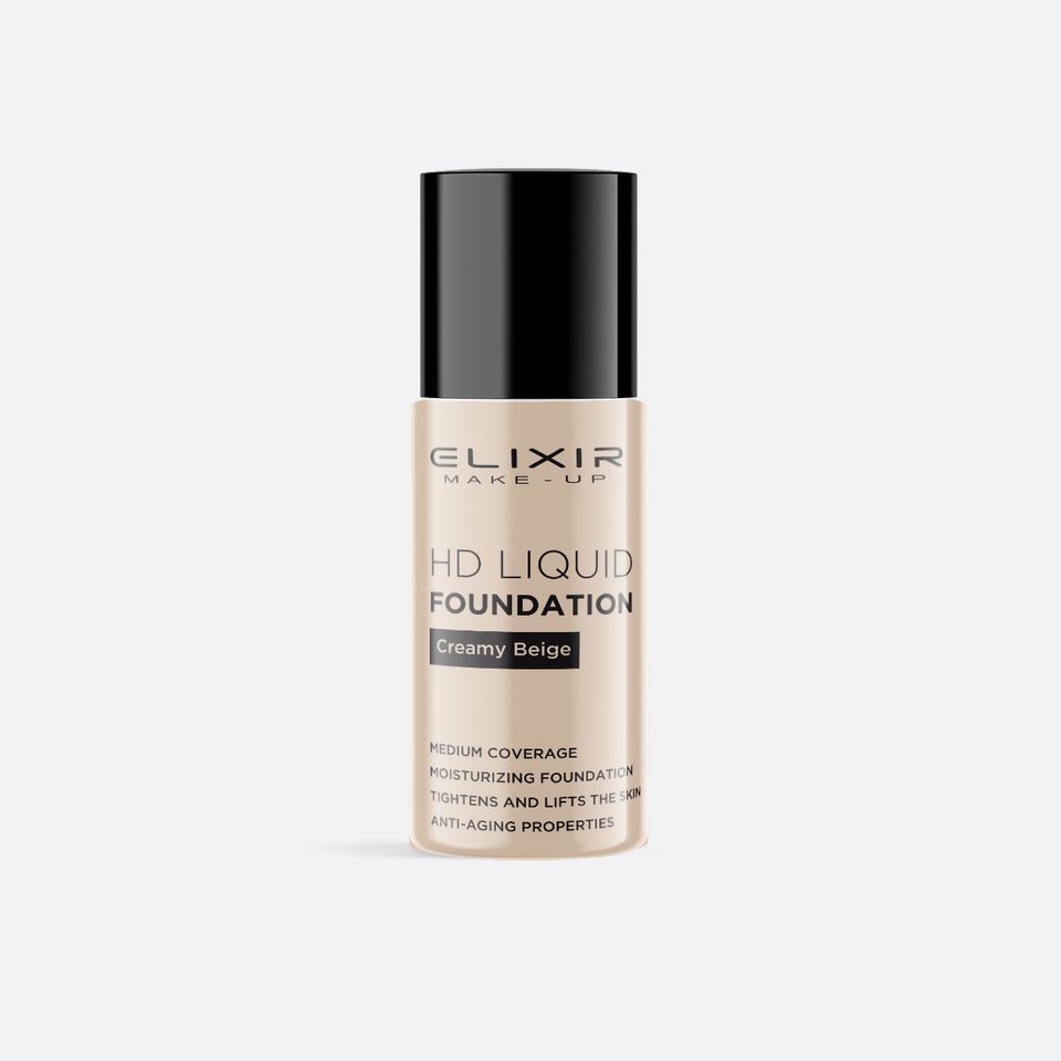 HD-liquid-foundation-02Creamybeige.jpg Elixir HD Liquid Foundation #02 (Creamy Beige) - Image 1