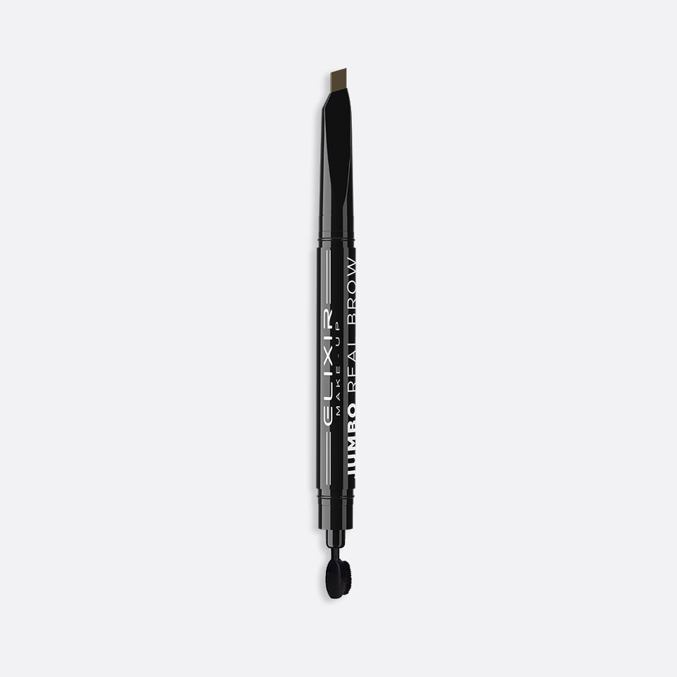 Jumbo-Real-Brow-Pencil-87402.jpg Elixir Jumbo Real Brow Pencil 02 (lämmin ruskea) - Image 1