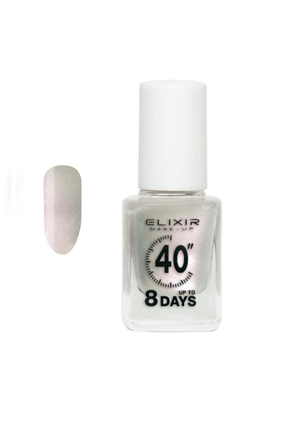 Nail-Polish-Fast-Dry-435.jpg Nail Polish Fast Dry 40"& Up to 8 Days – #435 (White Galaxy) - Image 1