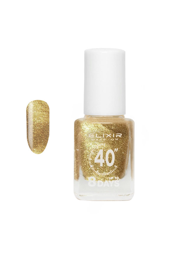 Nail-Polish-Fast-Dry-438.jpg Nail Polish Fast Dry 40"& Up to 8 Days – #438 (Queen Gold) - Image 1