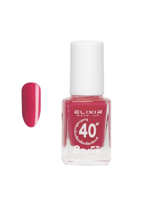 Nail-Polish-Fast-Dry-444.jpg Nail Polish Fast Dry 40"& Up to 8 Days – #444 (Warm Pink) - Image 1