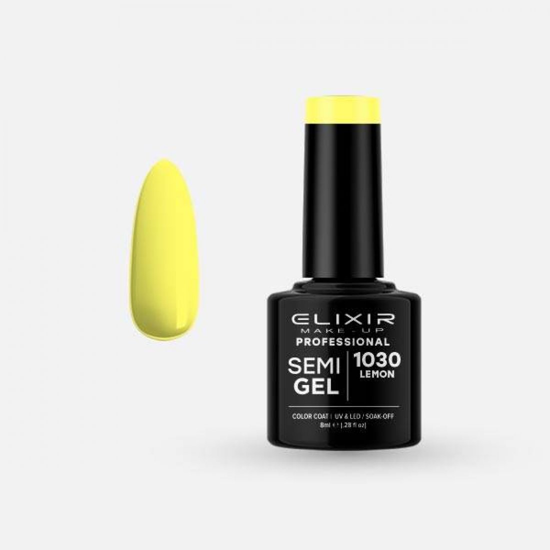 Semigel-1030-lemon.jpg Elixir Semi Gel - #1030 (Lemon) 8ml - Image 1