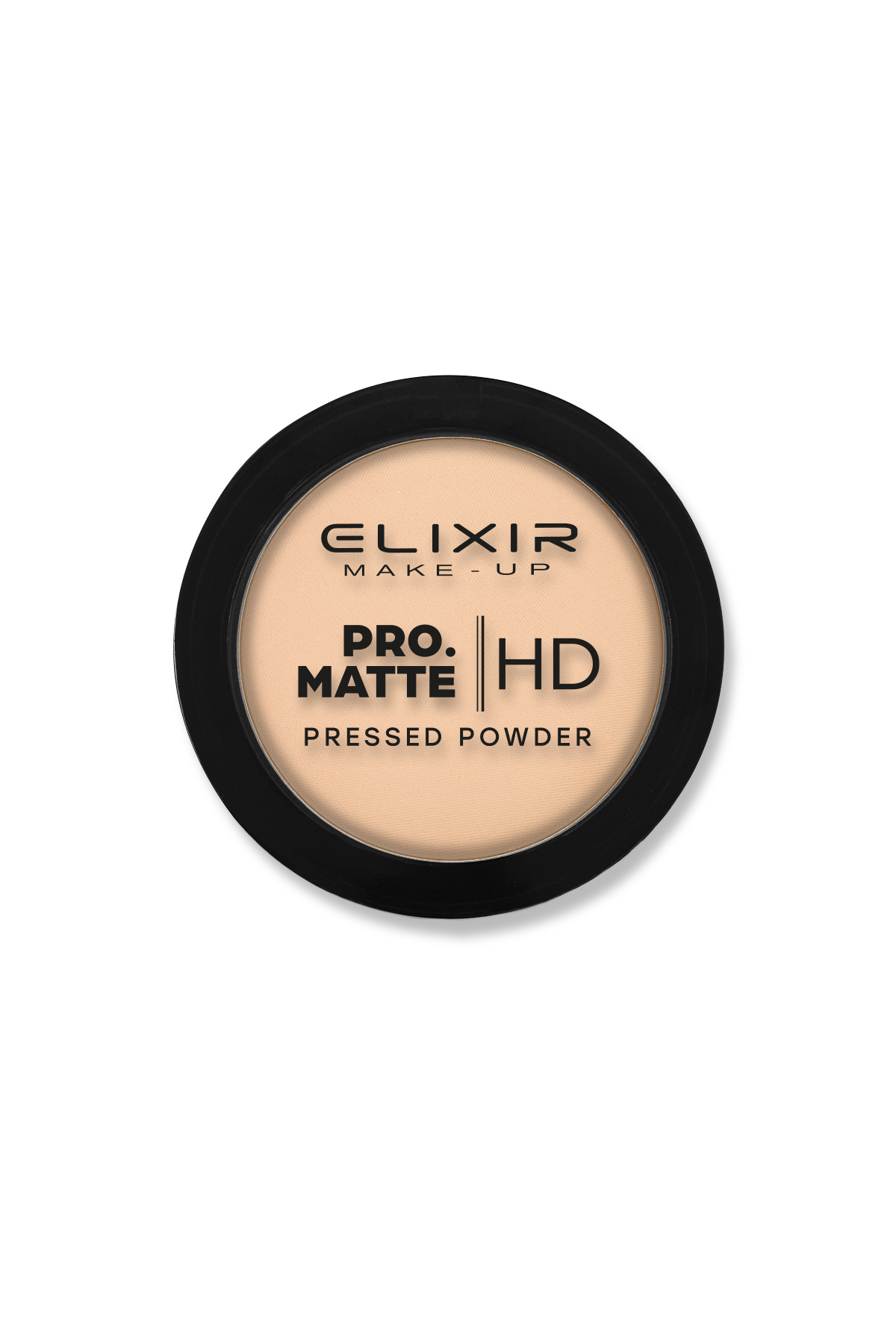 pro-matte-hd_207_close.jpg Elixir PRO MATTE Pressed Powder HD - #207 (Light Brown) - Image 1