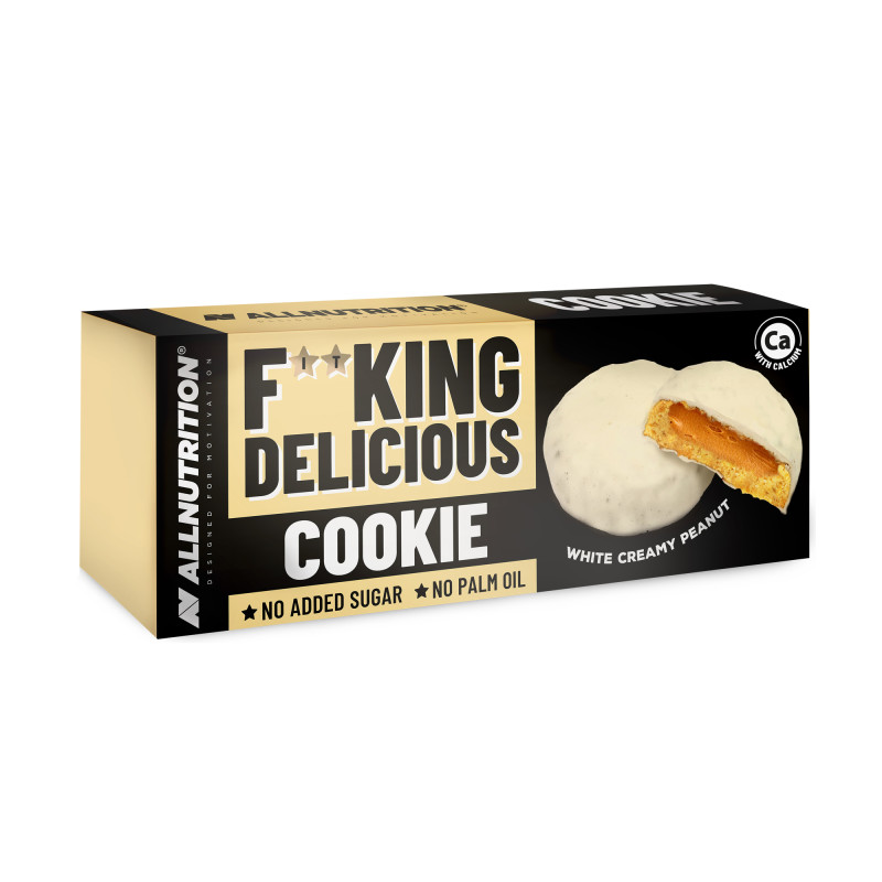 allnutrition-fitking-delicious-cookies-white-creamy-peanuts-128-g-98.jpg ALLNUTRITION FITKING DELICIOUS Cookies – white creamy peanuts 128 g - Image 1