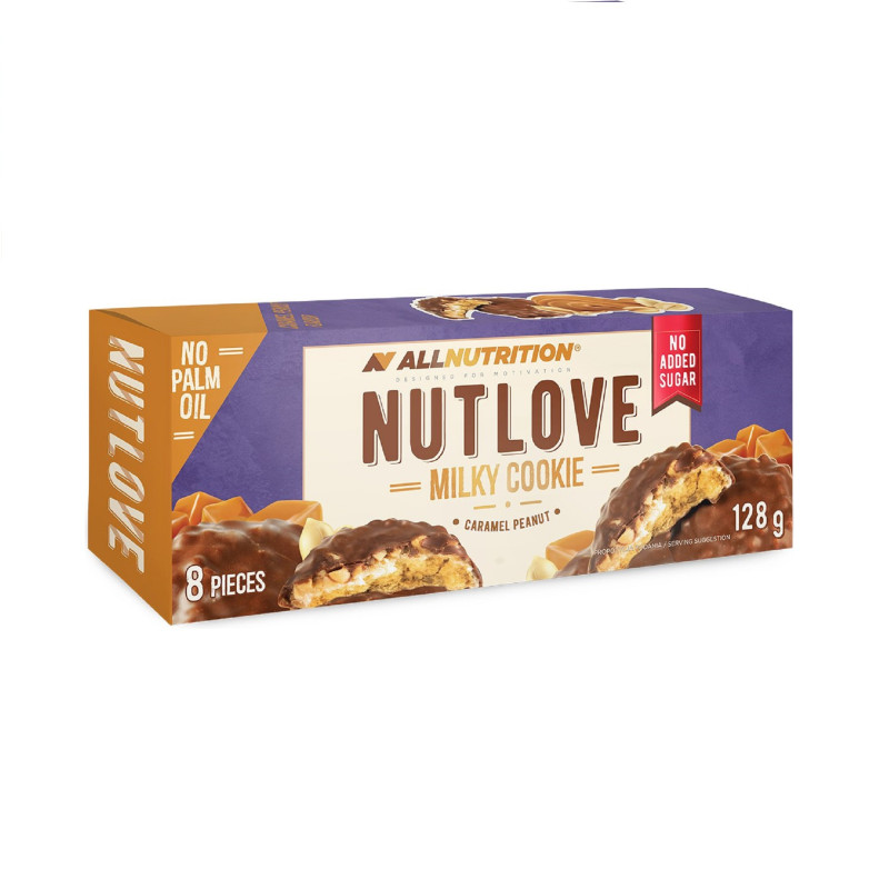 allnutrition-nutlove-cookies-caramel-peanut-128-g-60.jpg ALLNUTRITION NUTLOVE Cookies – caramel & peanut 128 g - Image 1