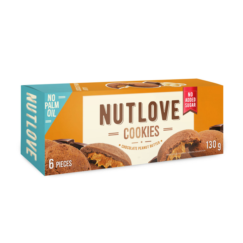 allnutrition-nutlove-cookies-peanut-butter-130g-98.jpg ALLNUTRITION NUTLOVE Cookies – peanut butter 130g - Image 1