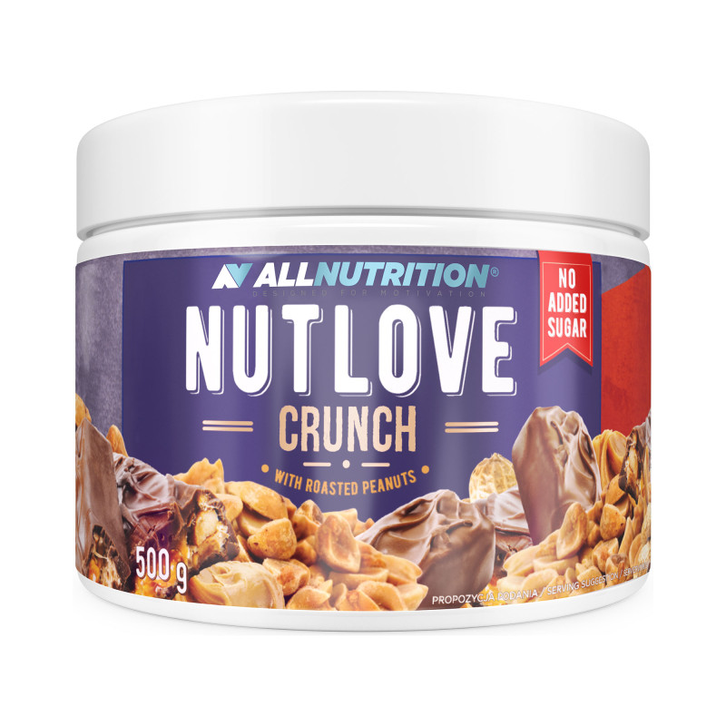 allnutrition-nutlove-crunch-chocolate-cream-with-roasted-nuts-500-g-98.jpg ALLNUTRITION NUTLOVE CRUNCH Chocolate cream with roasted nuts 500 g - Image 1