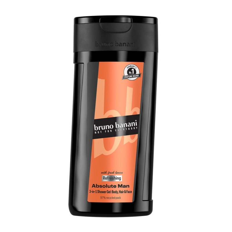 bruno-banani-absolute-man-shower-gel-250ml-98.jpg BRUNO BANANI ABSOLUTE MAN Shower Gel 250ml - Image 1