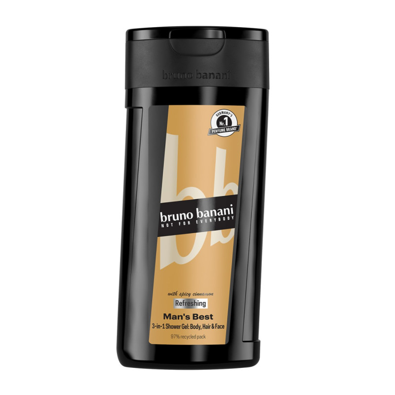 bruno-banani-mans-best-shower-gel-250ml-59.jpg BRUNO BANANI MAN`S BEST Shower Gel 250ml - Image 1