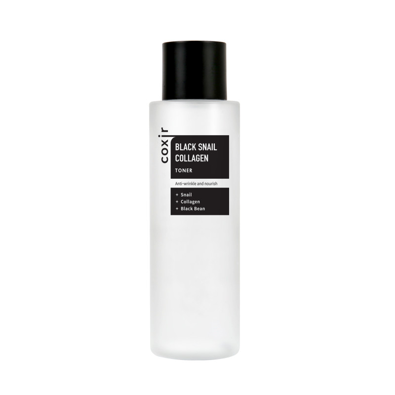 coxir-black-snail-collagen-line-regenerating-tonic-with-snail-mucin-and-collagen-150ml-59.jpg COXIR BLACK SNAIL COLLAGEN LINE Regenerating tonic with snail mucin and collagen 150ml - Image 1