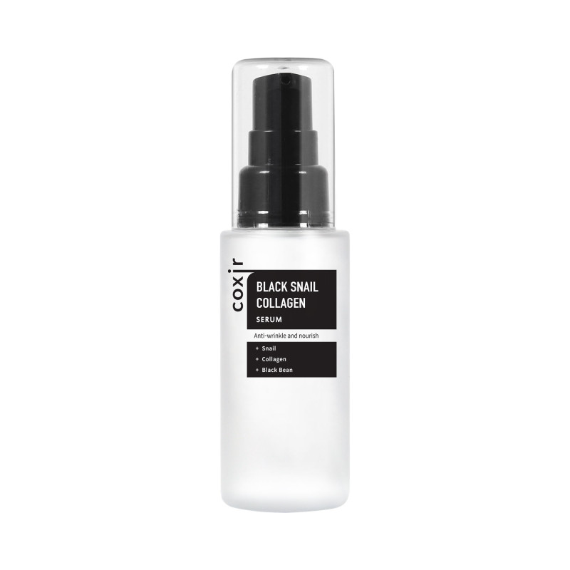coxir-black-snail-collagen-line-rejuvenating-serum-with-snail-mucin-and-collagen-50ml-98.jpg COXIR BLACK SNAIL COLLAGEN LINE Rejuvenating serum with snail mucin and collagen 50ml - Image 1