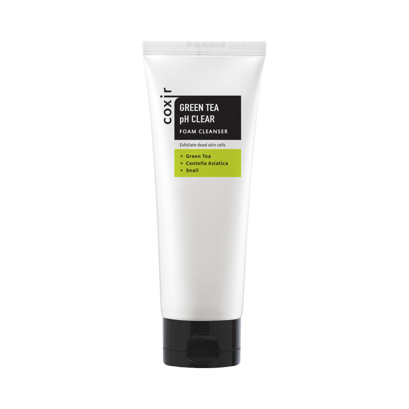 coxir-green-tea-clear-line-cleansing-face-foam-with-green-tea-150ml-59.jpg COXIR GREEN TEA CLEAR LINE Cleansing face foam with green tea 150ml - Image 1