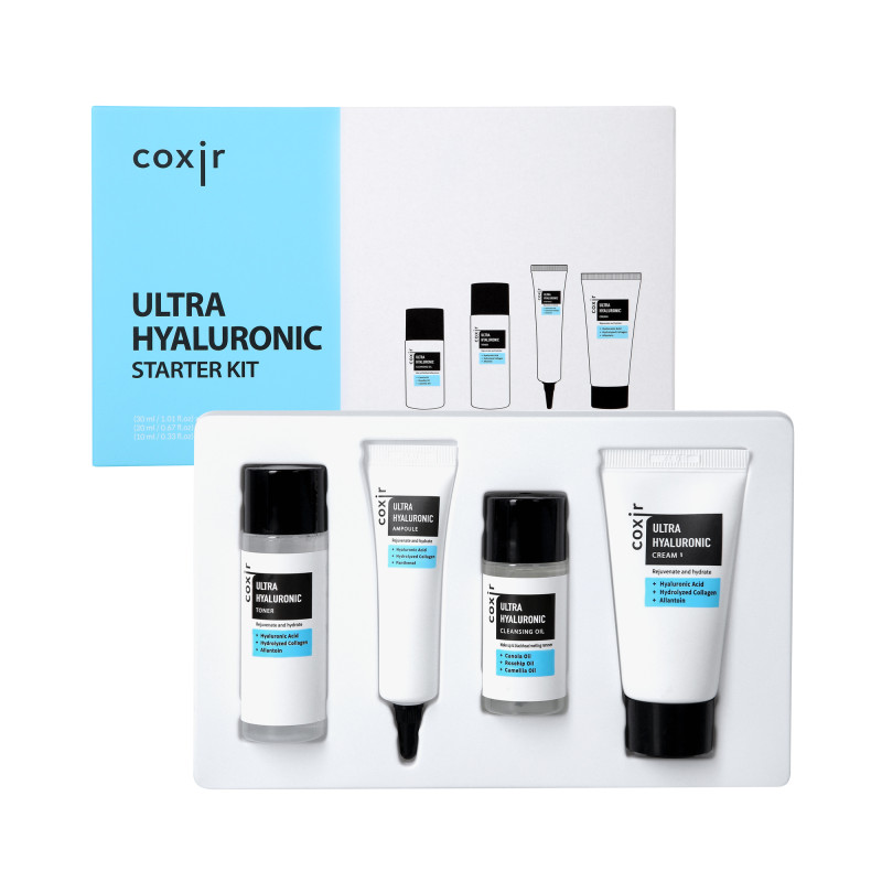 coxir-ultra-hyaluronic-line-intensive-moisturizing-set-with-hyaluronic-acid-30ml-20ml-20ml-10ml-98.jpg COXIR ULTRA HYALURONIC LINE Intensive moisturizing set with hyaluronic acid, 30ml + 20ml + 20ml + 10ml - Image 1
