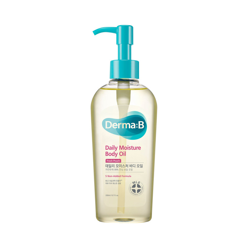 dermab-moisturizing-body-oil-with-peach-extract-200ml-60.jpg DERMA:B Moisturizing body oil with peach extract 200ml - Image 1