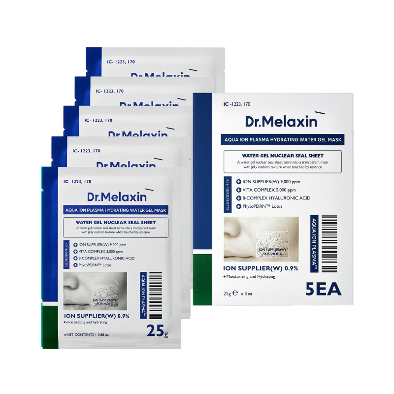 drmelaxin-aqua-ion-line-moisturizing-gel-mask-5x25g-98.jpg DR.MELAXIN AQUA ION LINE Moisturizing gel mask 5x25g - Image 1