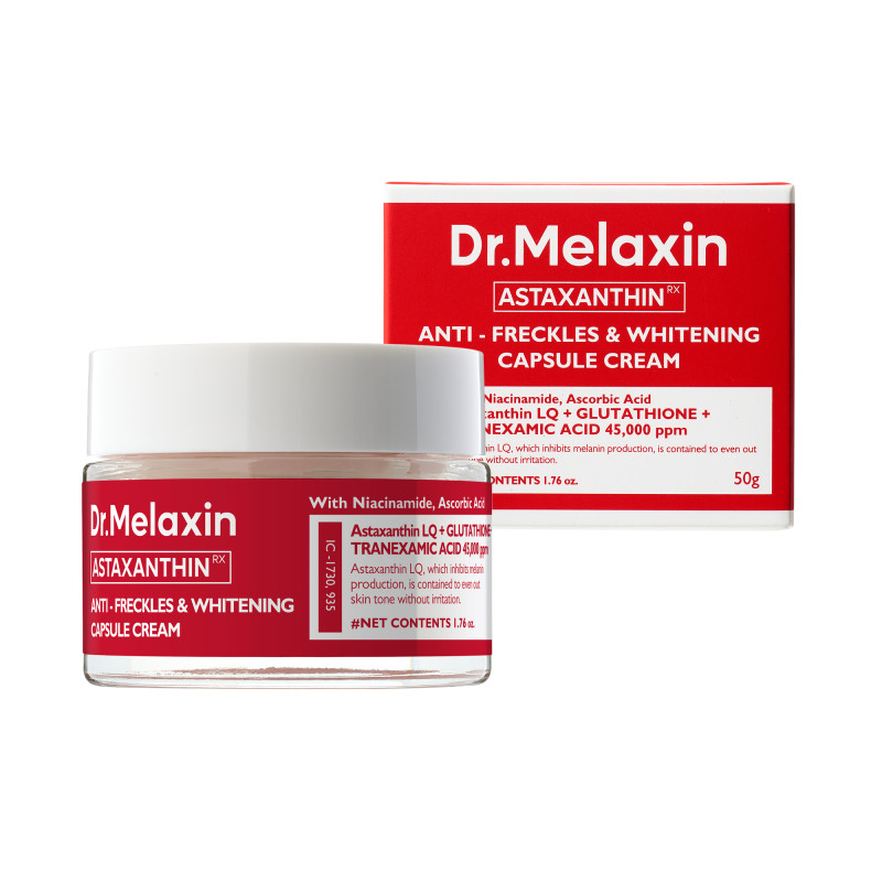 drmelaxin-astaxanthin-anti-freckles-whitening-capsule-cream-brightening-and-rejuvenating-cream-with-astaxanthin-50-ml-98.jpg DR.MELAXIN ASTAXANTHIN ANTI-FRECKLES & WHITENING CAPSULE CREAM Brightening and rejuvenating cream with astaxanthin 50 ml - Image 1