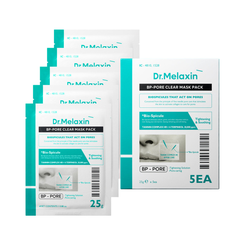 drmelaxin-bp-line-pore-cleansing-mask-5x25g-98.jpg DR.MELAXIN BP LINE Pore Cleansing Mask 5x25g - Image 1
