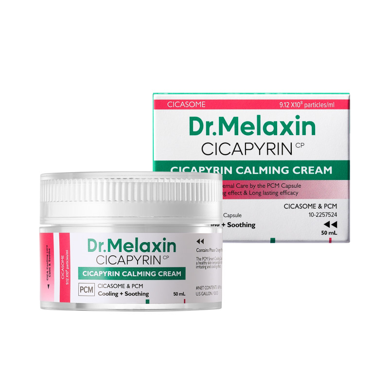 drmelaxin-cicapyrin-calming-cream-50ml-98.jpg DR.MELAXIN CICAPYRIN CALMING CREAM Soothing face cream with a cooling complex, 50 ml - Image 1