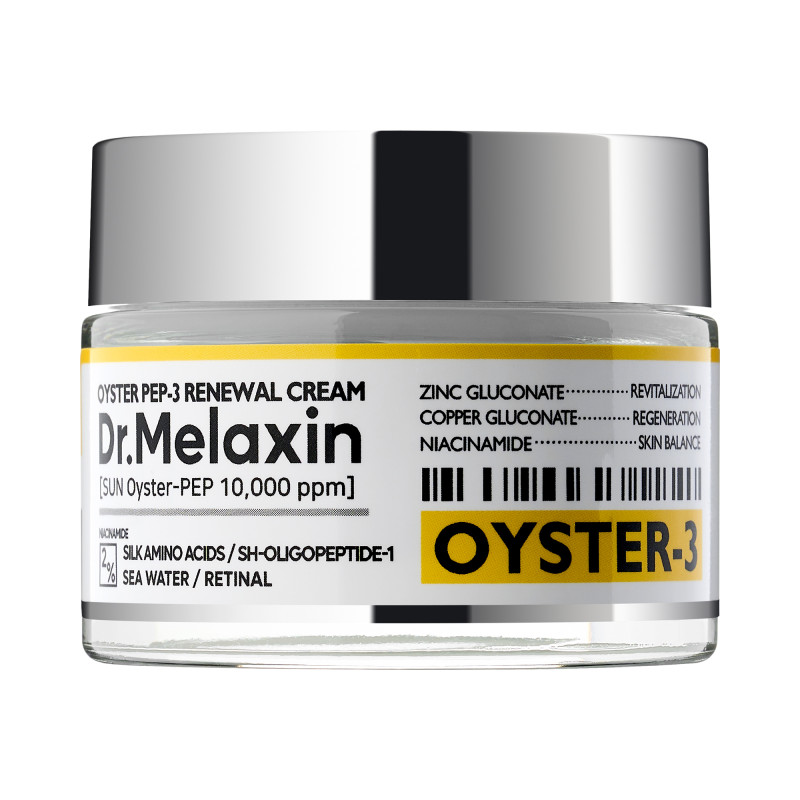drmelaxin-oyster-pep-3-renewal-cream-50ml-98.jpg DR.MELAXIN OYSTER PEPTIDE CREAM Rejuvenating peptide cream, 50 ml - Image 1