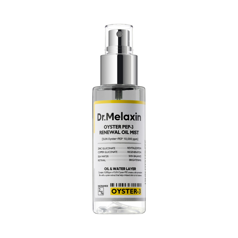 drmelaxin-oyster-pep-3-renewal-oil-mist-100ml-98.jpg DR.MELAXIN OYSTER PEPTIDE SPRAY AMPOULE Rejuvenating Peptide Essence - Two-Phase 100 ml - Image 1