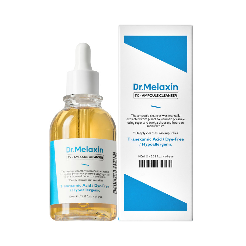 drmelaxin-tx-ampoule-cleanser-100ml-98.jpg DR.MELAXIN TX-AMPOULE CLEANSER Concentrated Cleansing Gel with Tranexamic Acid 100 ml - Image 1