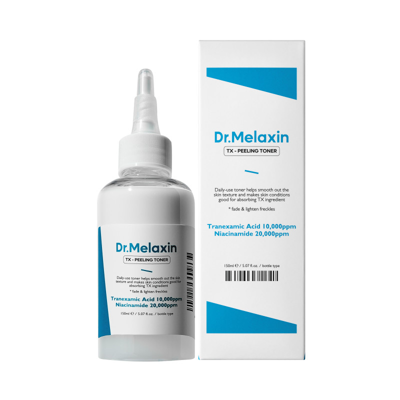 drmelaxin-tx-peeling-toner-150ml-98.jpg DR.MELAXIN TX-PEELING TONER Milky Exfoliating Toner with Tranexamic Acid 150 ml - Image 1