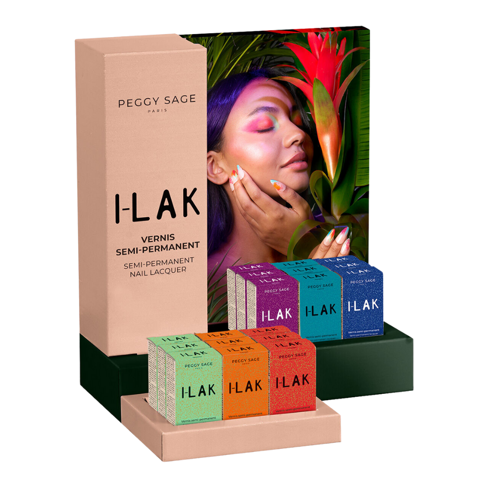 peggy-sage-i-lak-5ml-summer-2025-display-1.png Peggy Sage I-Lak 5ml Summer 2025 Display - Image 1
