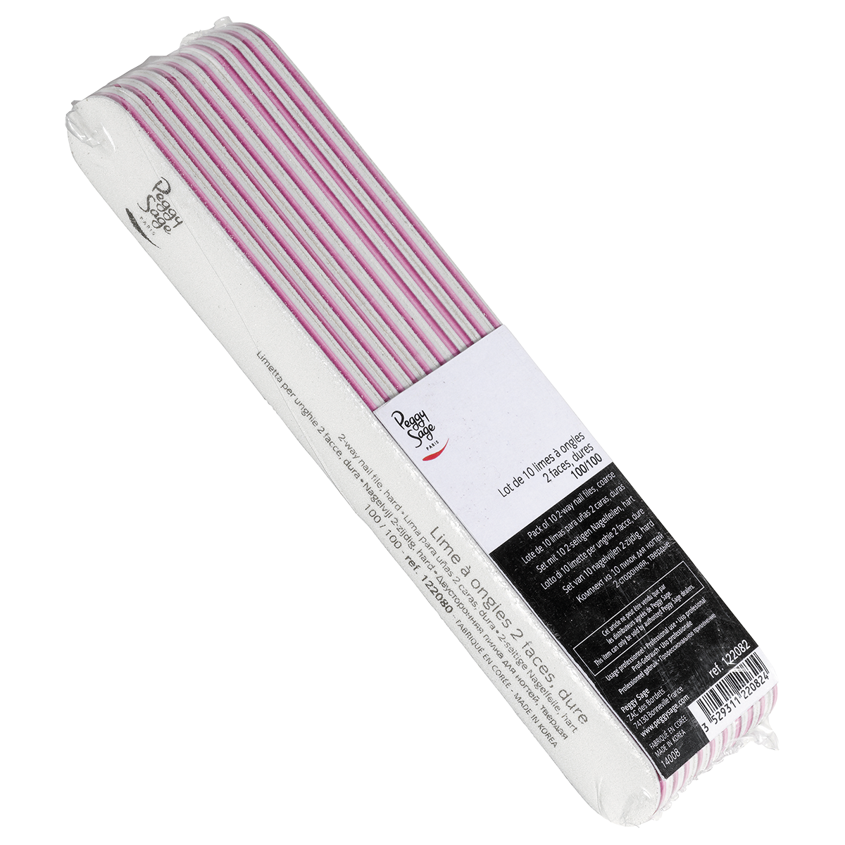peggy-sage-washable-2-sided-black-nail-file-100-100-10pcs-2-1746617846.png Peggy Sage Washable 2-sided White Nail File - Image 1