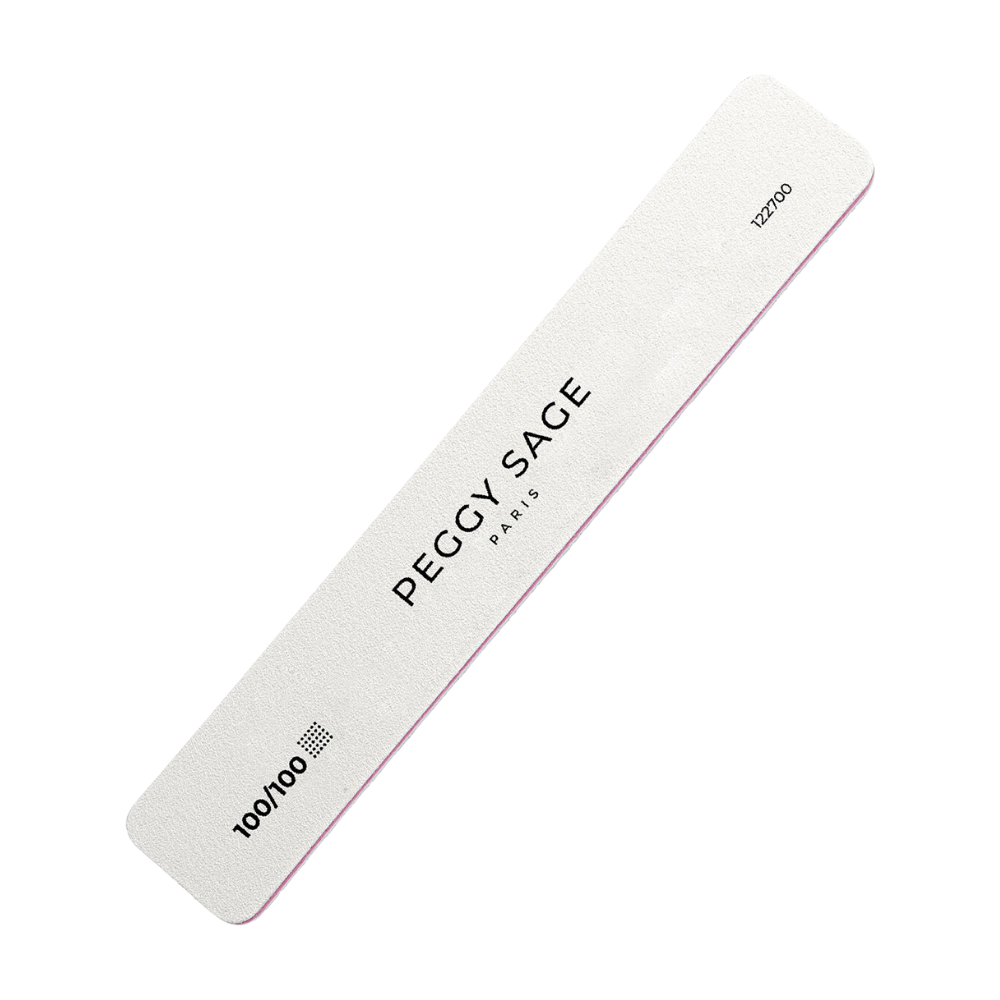 peggy-sage-washable-2-way-rectangular-nail-file-100-100.png Peggy Sage Washable 2-Way Rectangular Nail File 100/100 - Image 1