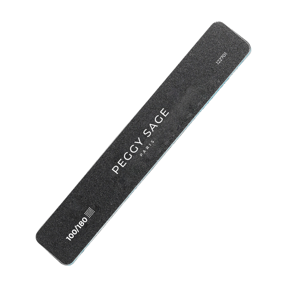 peggy-sage-washable-2-way-rectangular-nail-file-black-100-180.png Peggy Sage Washable 2-Way Rectangular Nail File Black 100/180 1pcs - Image 1