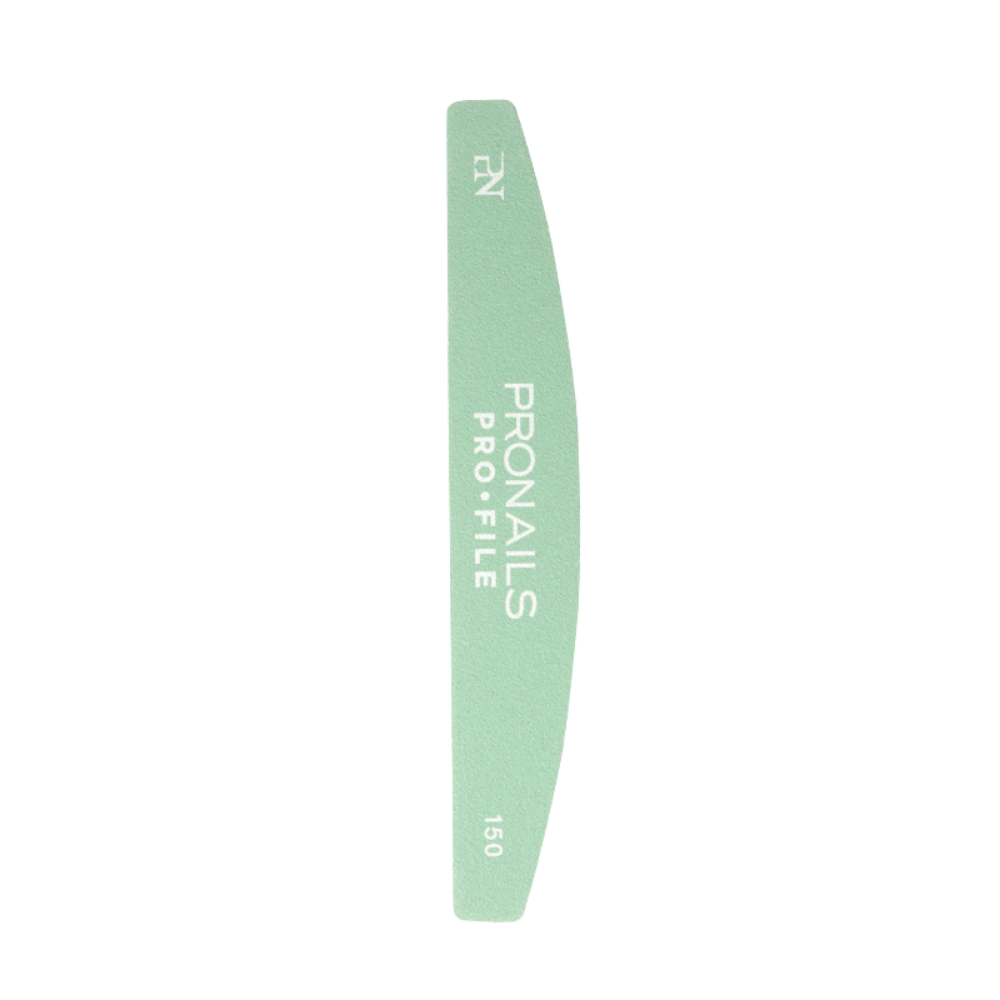 pronails-pro-file-halfmoon-150-150-6pcs-1-1774857352.png ProNails Pro File Halfmoon 150/150 6pcs - Image 1