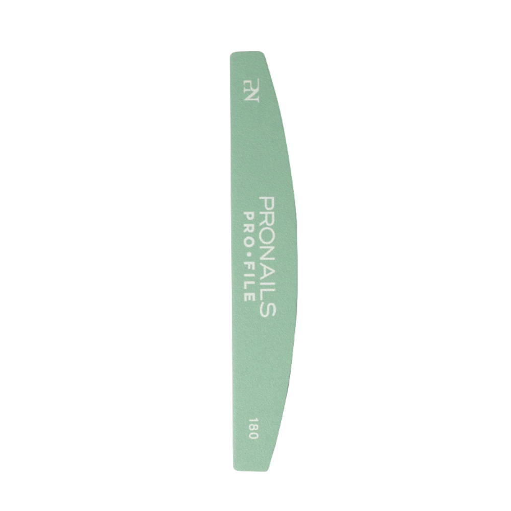 pronails-pro-file-halfmoon-180-180-6pcs-1-1774857405.png ProNails Pro File Halfmoon 180/180 6pcs - Image 1